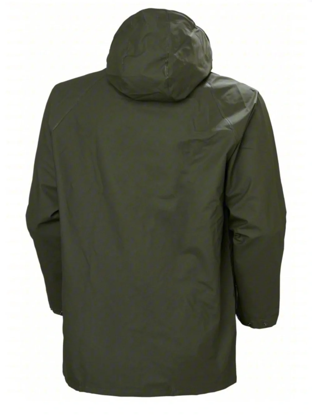 Helly Hansen Olive Hooded Waterproof Raincoat - Picture 2 of 3